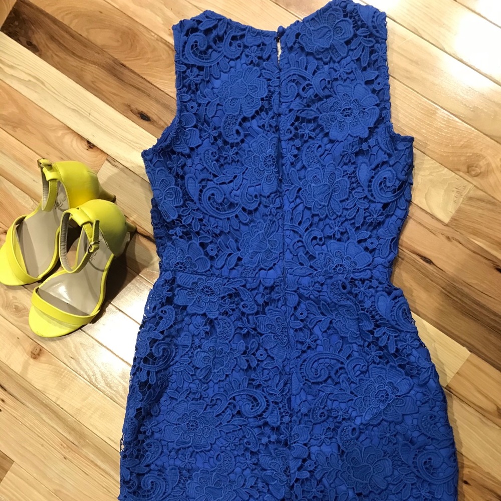 J. Crew lace overlay cocktail dress - Picture 4 of 5